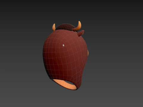 Prop067 Bull Hat 3D Model
