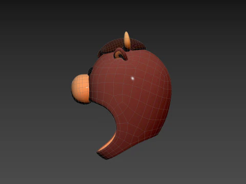 Prop067 Bull Hat 3D Model