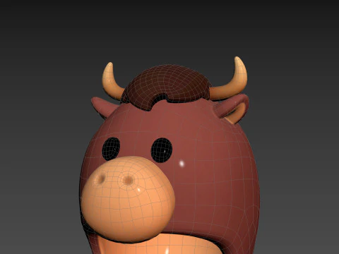 Prop067 Bull Hat 3D Model