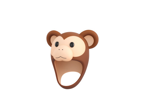 Prop068 Monkey Hat Modelo 3D