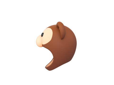 Prop068 Monkey Hat Model 3D