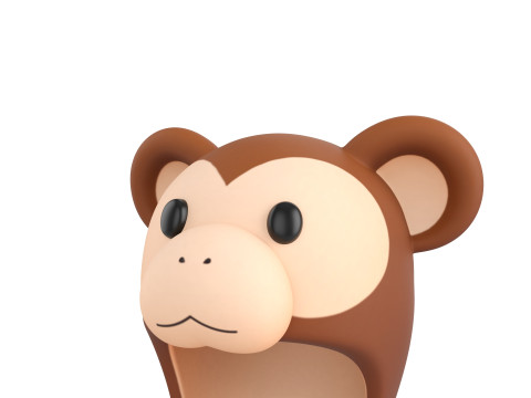 Prop068 Monkey Hat Model 3D