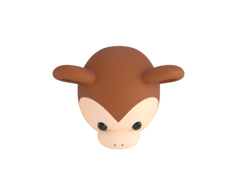Prop068 Monkey Hat Model 3D