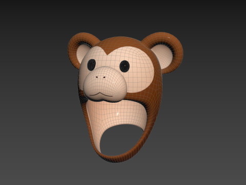 Prop068 Monkey Hat Model 3D