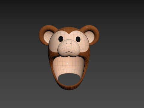 Prop068 Monkey Hat Model 3D