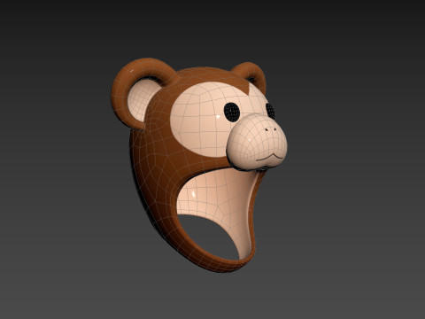 Prop068 Monkey Hat Model 3D