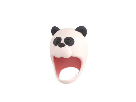 Prop069 Panda Hat 3D-Modell