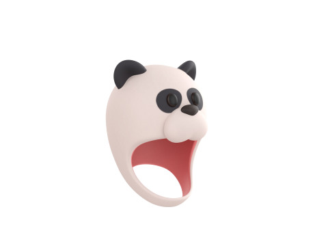 Prop069 Panda Hat 3D Model