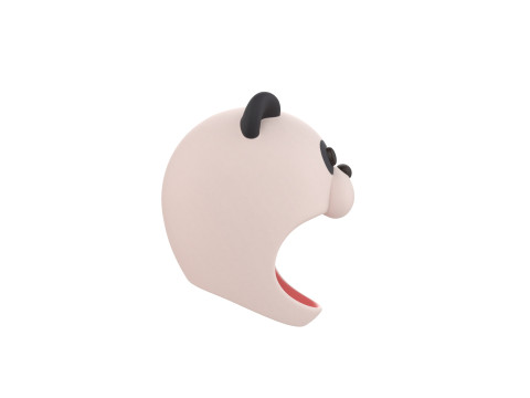 Prop069 Panda Hat 3D Model
