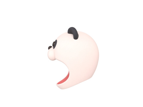 Prop069 Panda Hat 3D Model
