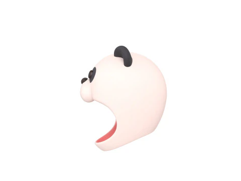Prop069 Panda Hat 3D Model