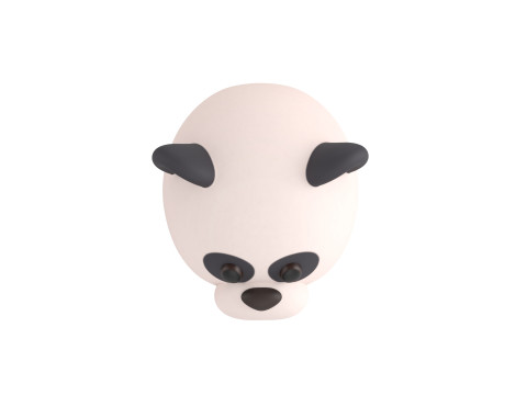 Prop069 Panda Hat 3D Model