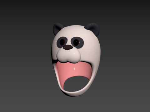 Prop069 Panda Hat 3D Model
