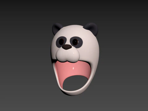 Prop069 Panda Hat 3D Model