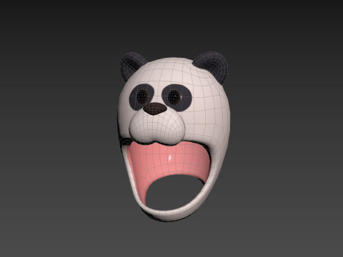 Prop069 Panda Hat 3D Model