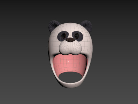 Prop069 Panda Hat 3D Model