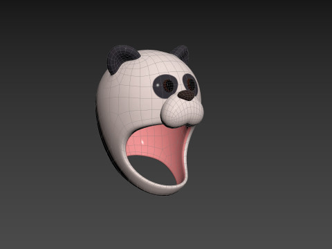 Prop069 Panda Hat 3D Model