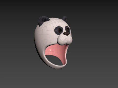 Prop069 Panda Hat 3D Model