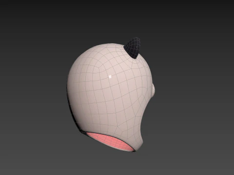 Prop069 Panda Hat 3D Model