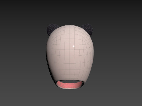 Prop069 Panda Hat 3D Model