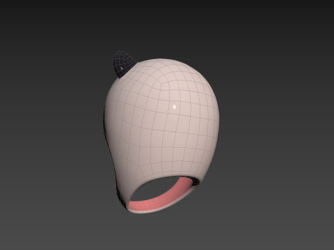 Prop069 Panda Hat 3D Model