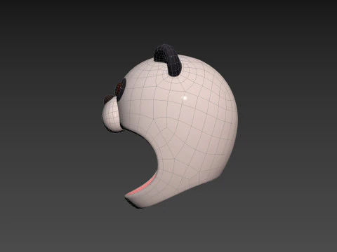 Prop069 Panda Hat 3D Model