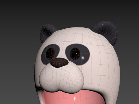 Prop069 Panda Hat 3D Model