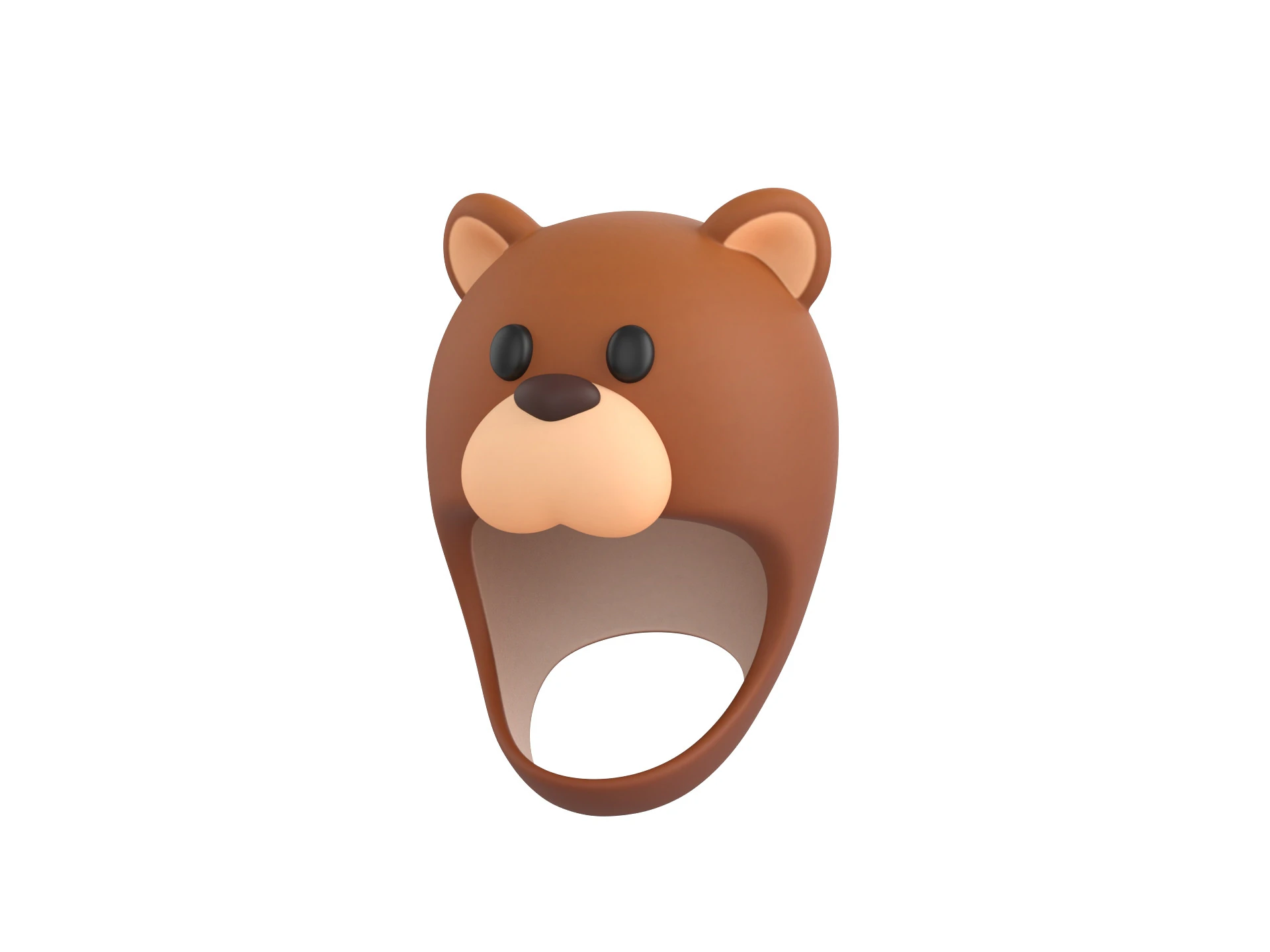 Prop070 Bear Hat 3D Model .c4d .max .obj .3ds .fbx .stl .blend 