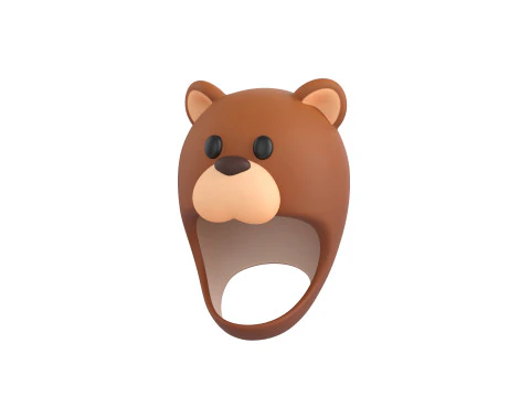 Chap&eacute;u de Urso Prop070 Modelo 3D