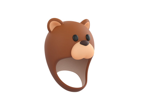 Prop070 Bear Hat 3D मॉडल