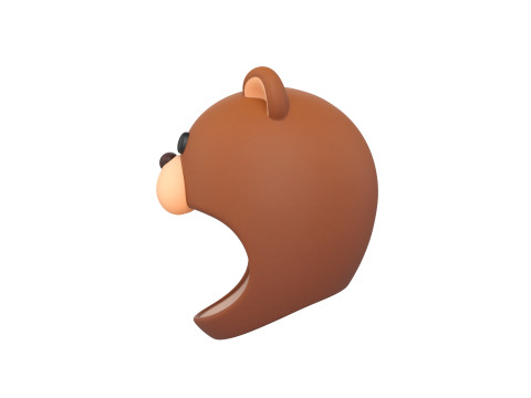 Prop070 Bear Hat 3D मॉडल