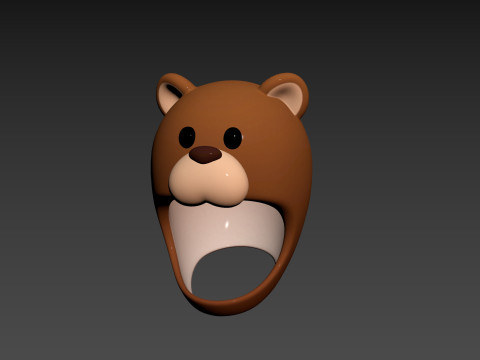Prop070 Bear Hat 3D मॉडल