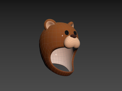 Prop070 Bear Hat 3D मॉडल