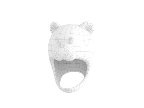 Prop070 Bear Hat 3D मॉडल