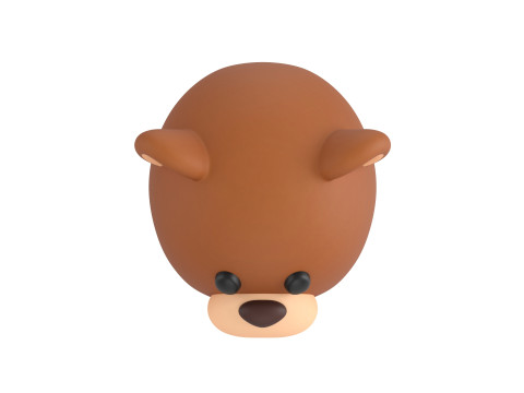 Prop070 Bear Hat 3D 모델
