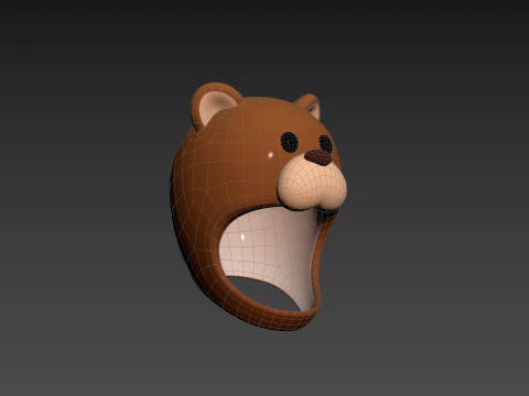 Prop070 Bear Hat 3D Model