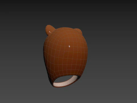 Prop070 Bear Hat 3D Model