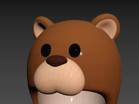 Prop070 Bear Hat 3D Model