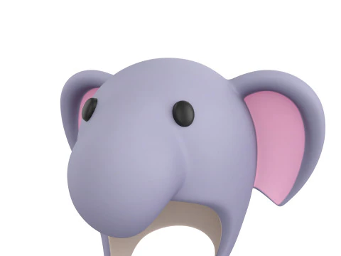 Prop072 Elephant Hat 3D Model