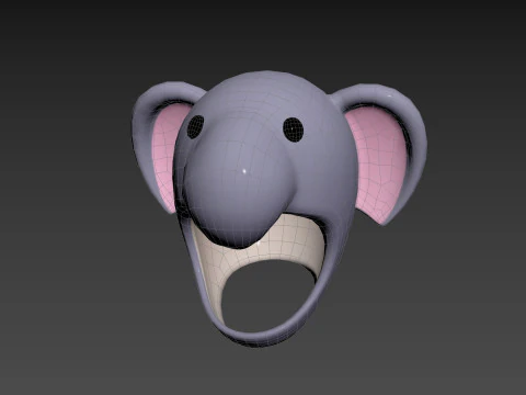 Prop072 Elephant Hat 3D Model