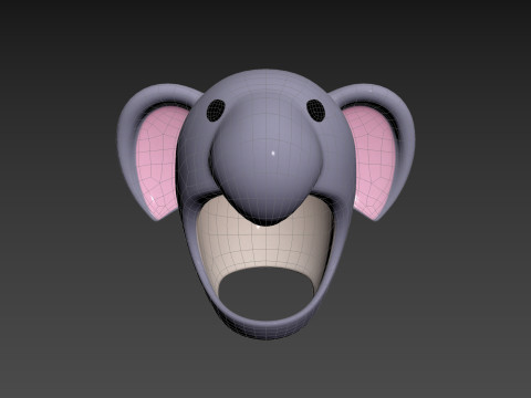 Prop072 Elephant Hat 3D Model