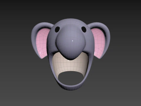 Prop072 Elephant Hat 3D Model