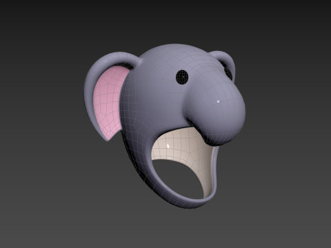Prop072 Elephant Hat 3D Model