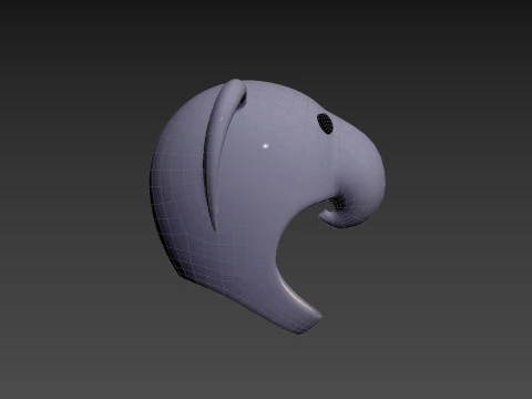 Prop072 Elephant Hat 3D Model