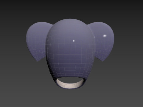 Prop072 Elephant Hat 3D Model