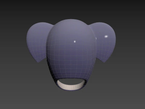Prop072 Elephant Hat 3D Model