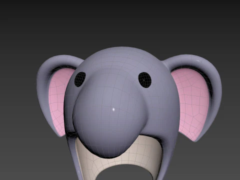 Prop072 Elephant Hat 3D Model