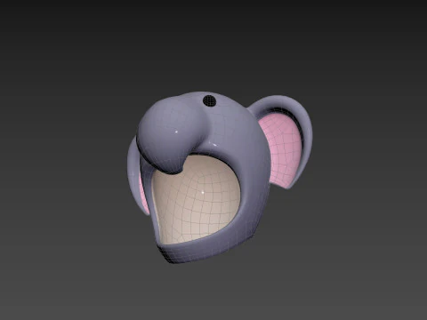 Prop072 Elephant Hat 3D Model