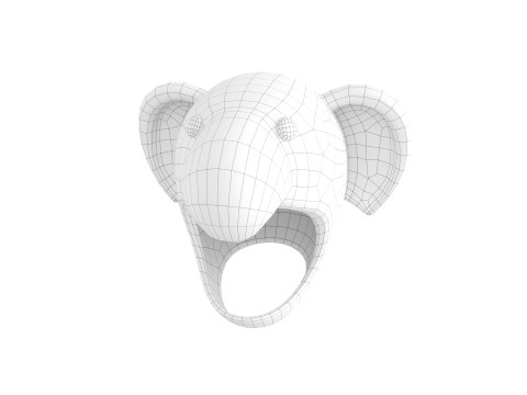 Prop072 Elephant Hat 3D Model
