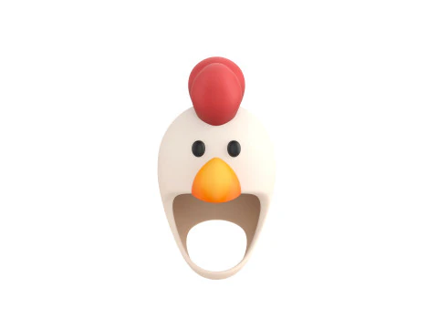 Prop073 Chicken Hat 3D Model
